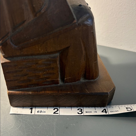 Wooden Monk Sculpture - Picture 8 of 9